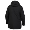 Markup parka nero lungo in tessuto tecnico MK24007