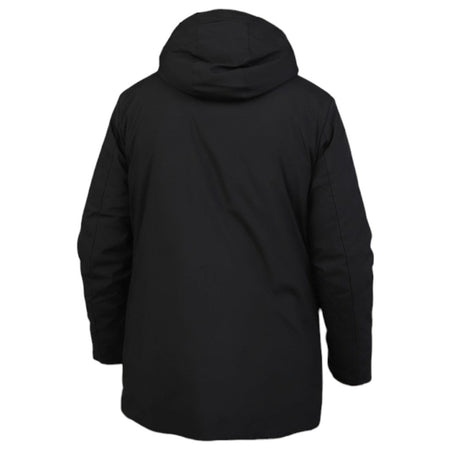 Markup parka nero lungo in tessuto tecnico MK24007
