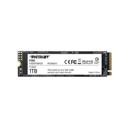 PATRIOT SSD INTERNO P300 1TB M.2 PCIE R/W 2100/1650 GEN 3X4