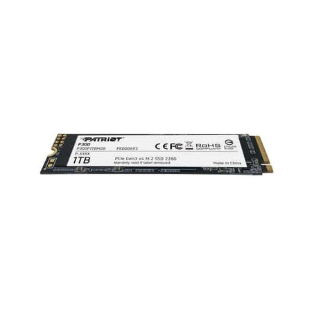 PATRIOT SSD INTERNO P300 1TB M.2 PCIE R/W 2100/1650 GEN 3X4
