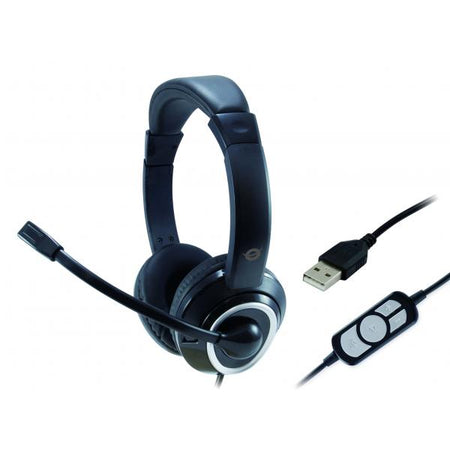 CUFFIE+MICROFONO TELECOMANDO CON PULS.V.