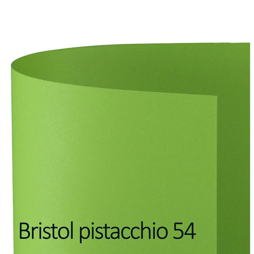 Conf.25 Cartoncino Bristol Color 200Gr 50X70Cm Pistacchio 54 Favini