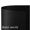 Conf.25 Cartoncino Bristol Color 200Gr 50X70Cm Nero 63 Favini