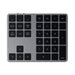 Satechi ST-XLABKM tastierino numerico Universale Bluetooth Grigio (Numeric Keypad Universal - Bluetooth Grey - Warranty: 12M)