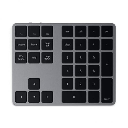 Satechi ST-XLABKM tastierino numerico Universale Bluetooth Grigio (Numeric Keypad Universal - Bluetooth Grey - Warranty: 12M)