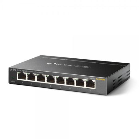 TP-LINK TL-SG108E switch di rete Non gestito L2 Gigabit Ethernet (10/100/1000) Nero