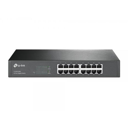 TP-LINK TL-SG1016D switch di rete Gestito L2 Gigabit Ethernet (10/100/1000) Nero