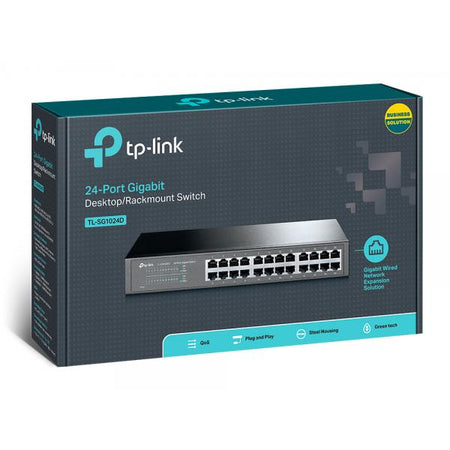 Tplink Hub Switch 24 Porte Gigabit 10/100/1000 Tl-sg1024d