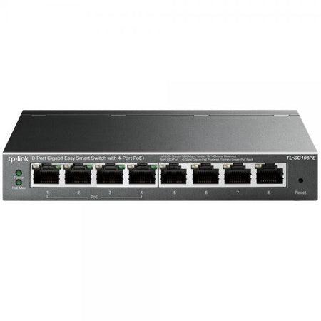 SWITCH 8P GIGABIT DI CUI 4P POE E TP-LINK METAL CASE