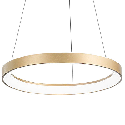 Lampadario anello Gea Luce KRIZIA SG O 60W LED 4600LM 3000°K alluminio oro classico interno
