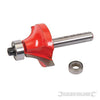Frese a raggio concavo arrotondata 1/4 in acciaio temprato offerta Silverline