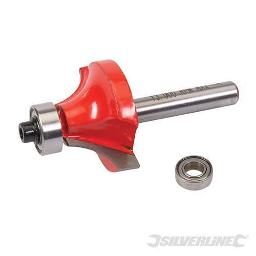 Frese a raggio concavo arrotondata 1/4 in acciaio temprato offerta Silverline