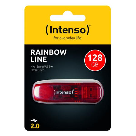 INTENSO PEN DISK RAINBOW LINE 128GB RED USB 2.0