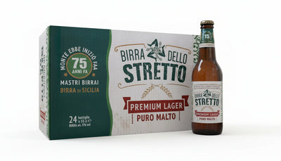 12x33cl Birra Dello Stretto 33cl premium Lager Puro Malto