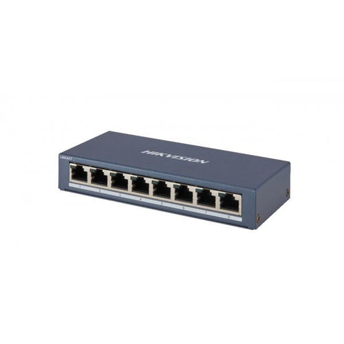 SWITCH HIKVISION DS-3E0508-E 8PT LAN DESKTOP 10/100/1000M RJ45 CASE METALLICO