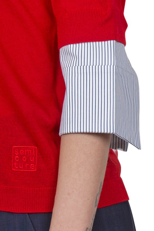 Semi-Couture Semi Couture - Maglia - 450809 - Rosso da donna