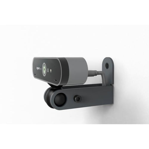 ADA Camera Mount for Logitech - BRIO, Black/Grey H587-BG, - Camera mount, Black, Wall, Logitech, BRIO, Nylon, Steel - Warranty: 24M