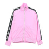 SHOESHINE Giacca Tuta Donna Bomber Sweatshirt Logo Bands Pink da donna