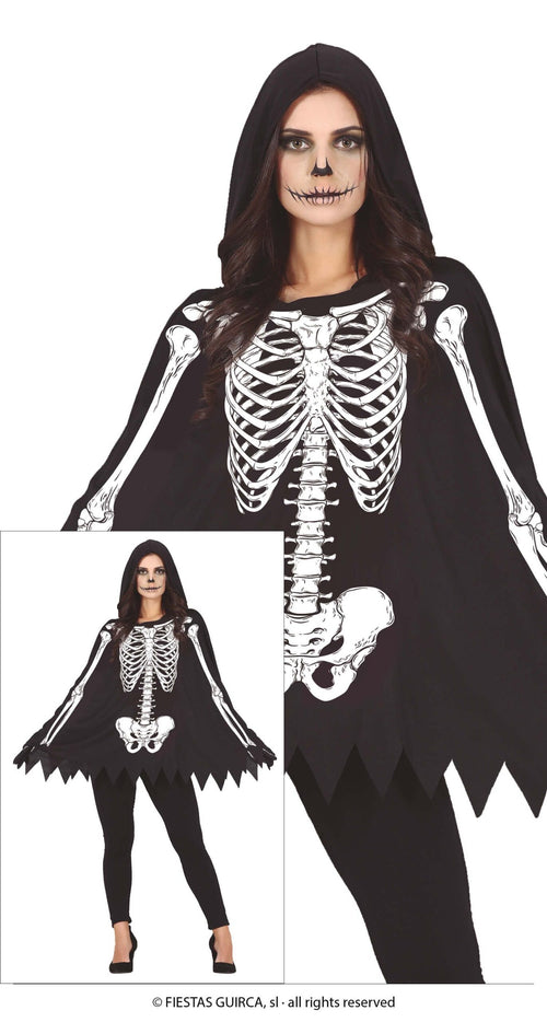 Poncho scheletro