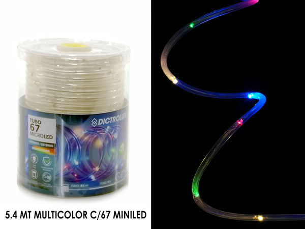 Tubo 5,4 MT Multicolor Con 67 Miniled