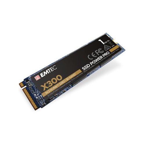 Emtec X300 1 TB M.2 PCI Express 3.0 NVMe 3D NAND (Emtec X300 M.2 1 TB PCI Express 3.0 3D)