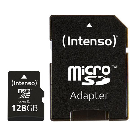 INTENSO MICRO SDHC 128GB CLASSE 10 + ADATTATORE SD