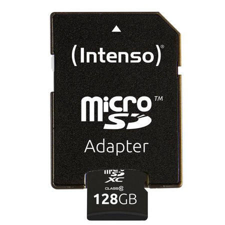 INTENSO MICRO SDHC 128GB CLASSE 10 + ADATTATORE SD