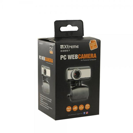 Webcam Hd 640x480 Con Microfonousb2.0 Nero/silver