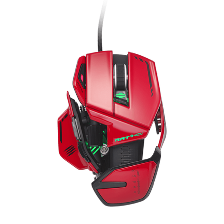Mad Catz R.A.T 8+ ADV mouse Mano destra USB tipo A Ottico 20000 DPI (The authentic R.A.T 8 adv optical gaming mouse Red)