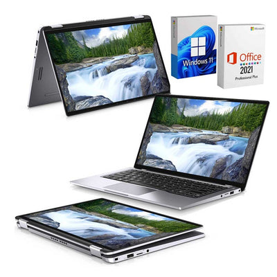 NOTEBOOK RICONDIZIONATO DELL LATITUDE E7400 2 in 1 14 Touchscreen i7-8665U Ram 16GB SSD 512GB WINDOWS 11 PRO + OFFICE 2021