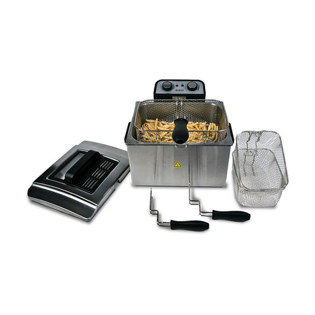 SOGO Friggitrice professionale in acciaio inox 5L / 3000W