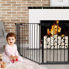 Recinto Cancello Protezione per Cani e Cuccioli 3mt Metallo 5 Moduli da 60x75 cm
