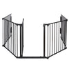 Recinto Cancello Protezione per Cani e Cuccioli 3mt Metallo 5 Moduli da 60x75 cm
