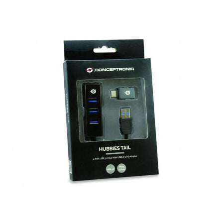 Hub 3 Porte Usb - Hub 3 porte USB 3.0 type-A con adattatore type-C