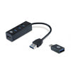 Hub 3 Porte Usb - Hub 3 porte USB 3.0 type-A con adattatore type-C