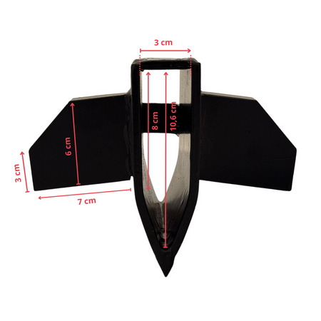 Coltello a 4 vie per spaccalegna 7-8-9 T