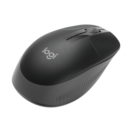 Mouse Microsoft Wireless Logitech M190 - Black 910-005905 - Nero