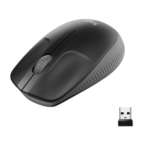 Mouse Microsoft Wireless Logitech M190 - Black 910-005905 - Nero