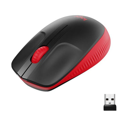 Logitech Mouse Ottico Wireless M190 Rosso 910-005908