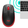 Logitech Mouse Ottico Wireless M190 Rosso 910-005908