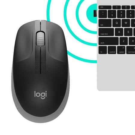 MOUSE LOGITECH M190 - WIRELESS GREY 910-005906