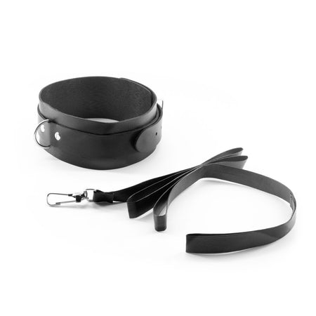 Bondage kit con polsiere cavigliere collare guinzaglio mascherina ball-gag frusta corda 8 pz fetish