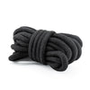 Bondage kit con polsiere cavigliere collare guinzaglio mascherina ball-gag frusta corda 8 pz fetish