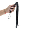 Bondage kit con polsiere cavigliere collare guinzaglio mascherina ball-gag frusta corda paletta dado pinze 11 pz fetish