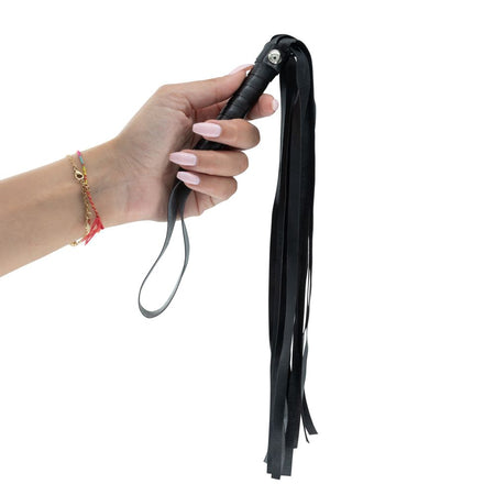 Bondage kit con polsiere cavigliere collare guinzaglio mascherina ball-gag frusta corda paletta dado pinze 11 pz fetish