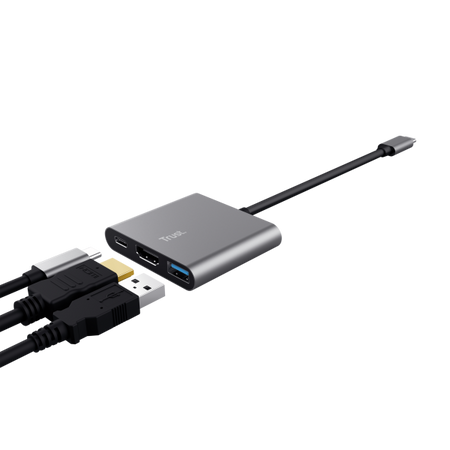TRUST ADATTATORE DALYX 3-IN-1 USB-C