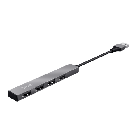 TRUST MINI USB HUB 4 PORTE HALYX ALUMINIUM