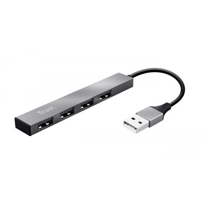 TRUST MINI USB HUB 4 PORTE HALYX ALUMINIUM