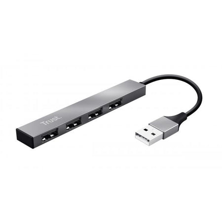 TRUST HALYX (23786) - HUB 4 PORTE USB 2.0 IN ALLUMINIO