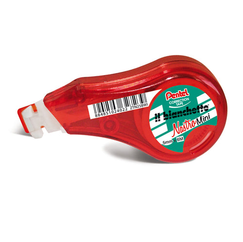 Correttore A Nastro Il Bianchetto Mini 5Mmx6Mt Ztn25Bwi Pentel